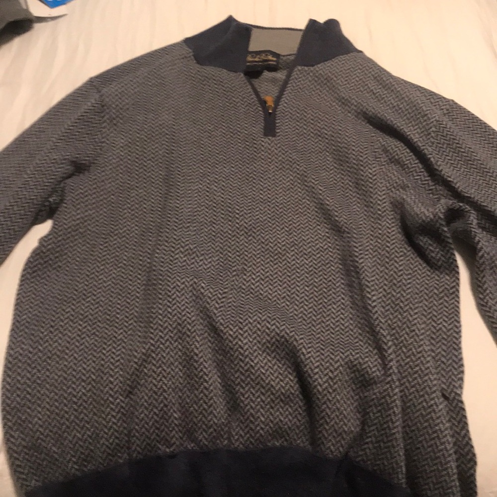 Half zip brooks brothers sweater
